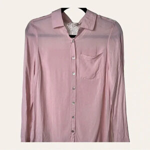 Women’s ABOUT A GIRL LONG SLEEVE FULL BUTTON UP LACE ON BACK